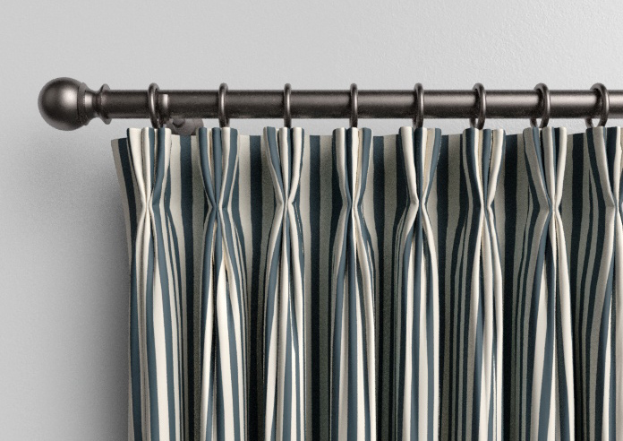 The British Stripe Co. Catherine, Polzeath No.1 - Made to Measure Curtains - Image 11